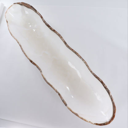 Onyx Canoe Bowl - Expert Wholesale and Supplier of Wholesale Crystals & Bulk Gemstones, ["Bowls","canoe","Mexico","onyx"]