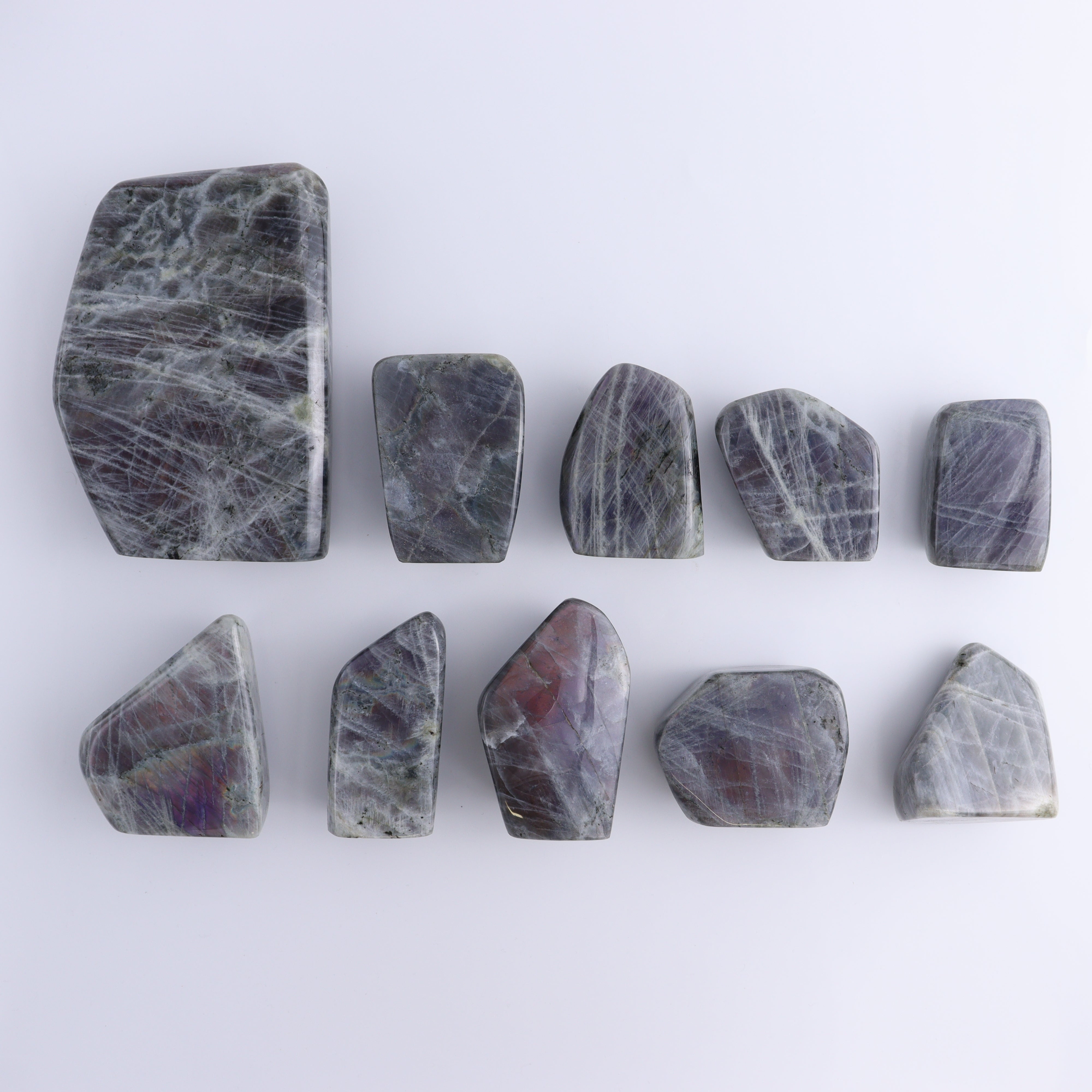 Labradorite Freeform Set of 10 – Mi Esperanza Minerals