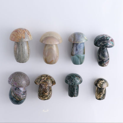 Jasper Mushrooms Set of 8