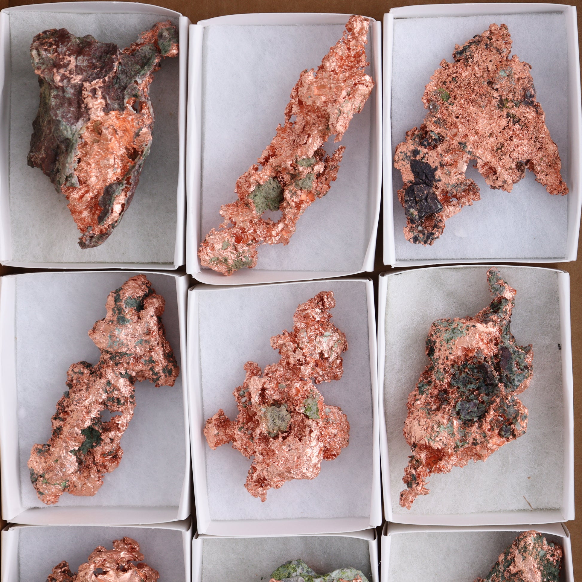 Native Copper Flat of 9 - Expert Wholesale and Supplier of Wholesale Crystals & Bulk Gemstones, ["copper","Freeforms","Native Copper","United States"]