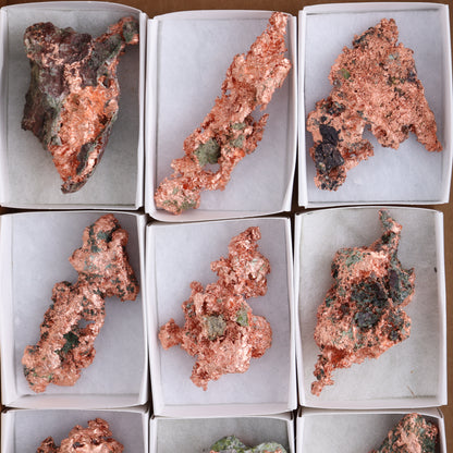 Native Copper Flat of 9 - Expert Wholesale and Supplier of Wholesale Crystals & Bulk Gemstones, ["copper","Freeforms","Native Copper","United States"]