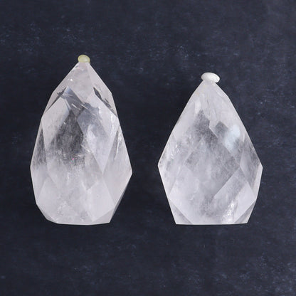 Quartz Faceted Egg with Point Set of 5 - Expert Wholesale and Supplier of Wholesale Crystals & Bulk Gemstones, ["Brazil","Clear Quartz","Mixed Carvings","Quartz"]