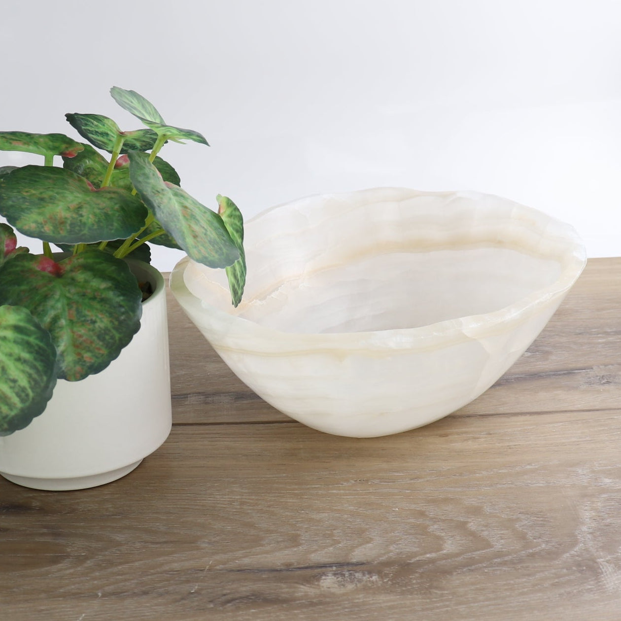 Mexican Onyx/Calcite Bowl 10"