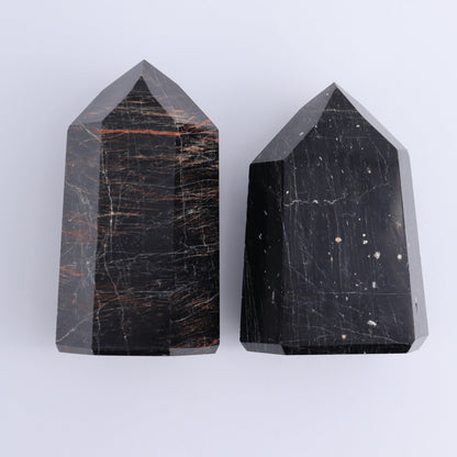 Tourmaline Points Set of 4 - Expert Wholesale and Supplier of Wholesale Crystals & Bulk Gemstones, ["Black Tourmaline","Points","Tourmaline"]