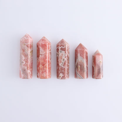 Rhodochrosite Towers Set of 5 - Expert Wholesale and Supplier of Wholesale Crystals & Bulk Gemstones, ["Argentina","Rhodochrosite","Towers"]