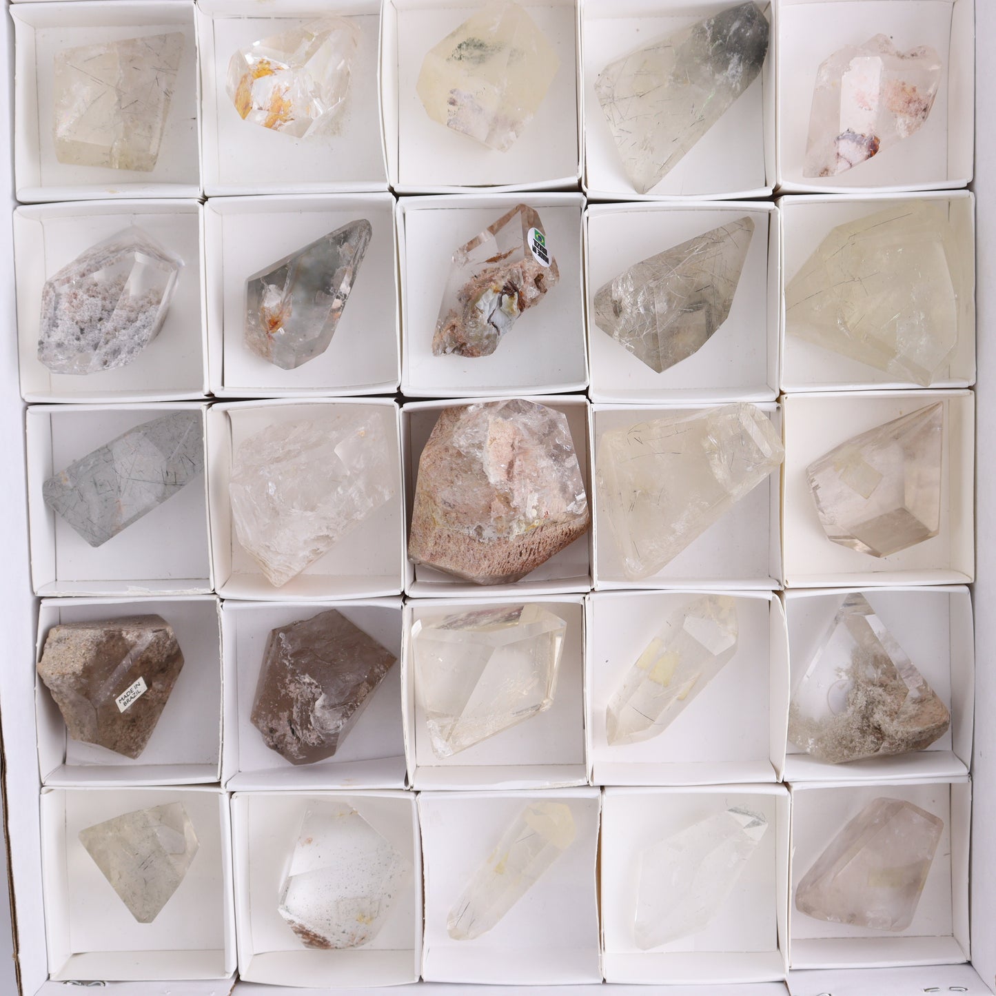 Quartz with Inclusions Feeforms Set of 35