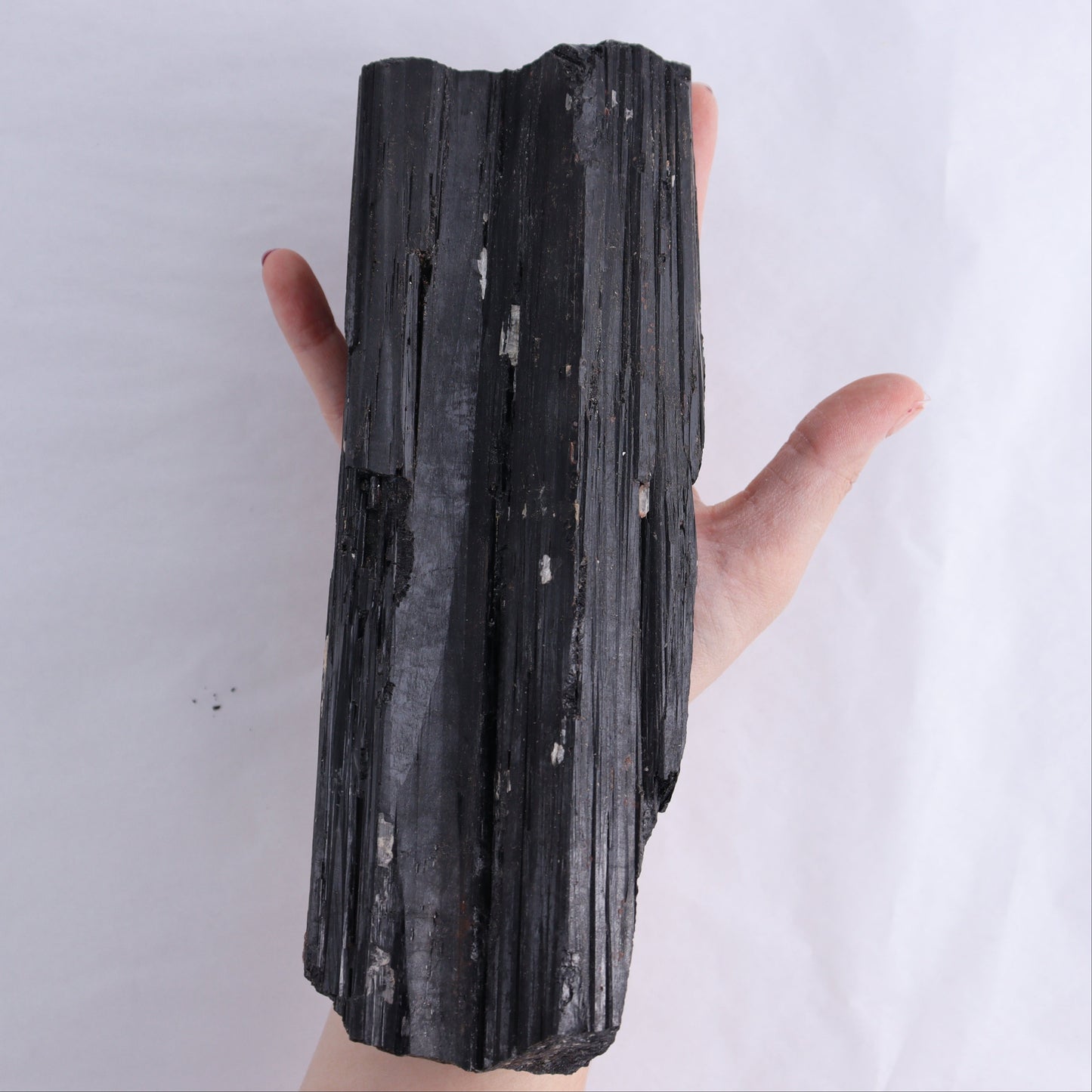 Black Tourmaline Log - Expert Wholesale and Supplier of Wholesale Crystals & Bulk Gemstones, ["Black Tourmaline","logs","Madagascar","Rough","Tourmaline"]