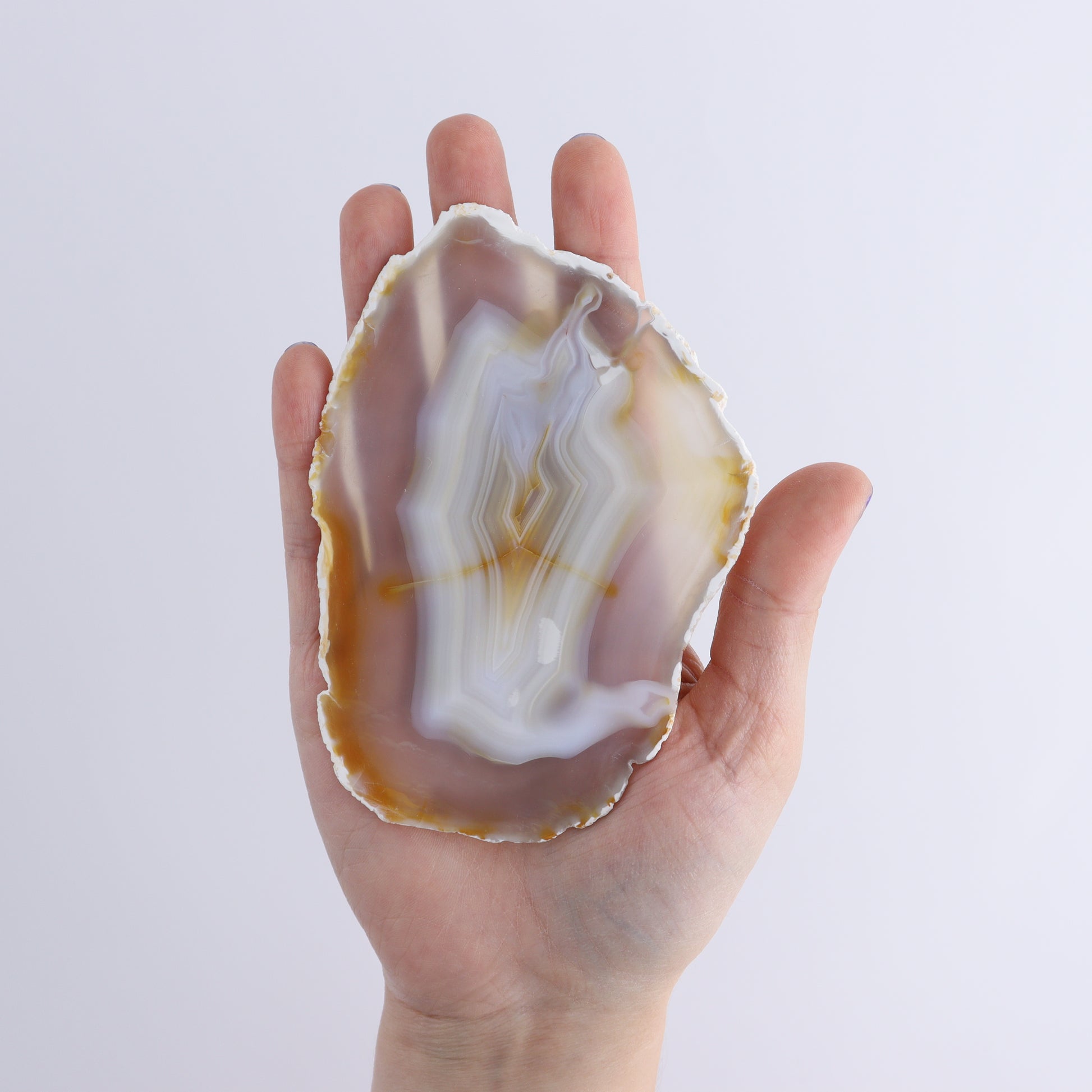 Iris Agate Slices Set of 4 - Expert Wholesale and Supplier of Wholesale Crystals & Bulk Gemstones, ["Agate","Iris Agate","Slices and Slabs"]