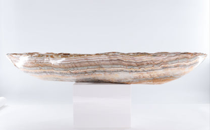 Onyx Canoe Bowl - Expert Wholesale and Supplier of Wholesale Crystals & Bulk Gemstones, ["Bowls","canoe","Mexico","onyx"]