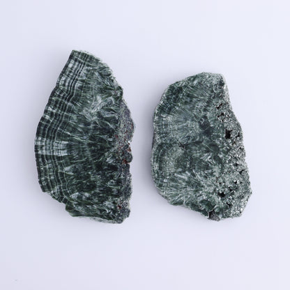 Seraphinite Slices Set of 6 - Expert Wholesale and Supplier of Wholesale Crystals & Bulk Gemstones, ["Russia","Seraphinite","Slices and Slabs"]