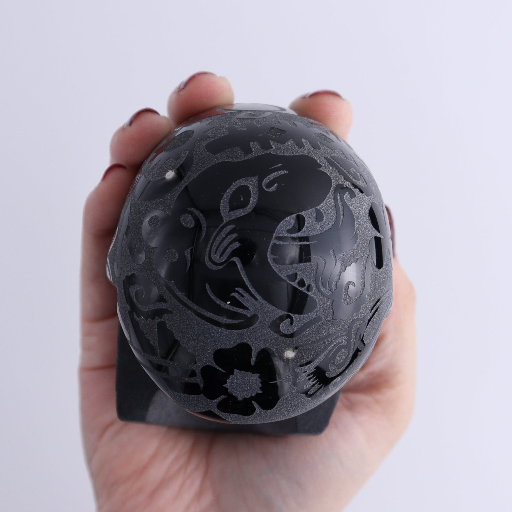 Obsidian Skulls Set of 3 - Expert Wholesale and Supplier of Wholesale Crystals & Bulk Gemstones, ["Mexico","Obsidian","Skulls"]