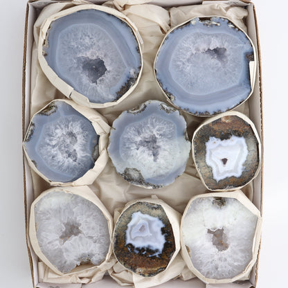 Las Choyas Geodes Set of 8