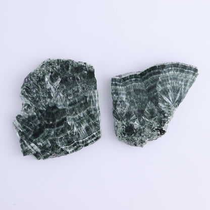 Seraphinite Slices Set of 6 - Expert Wholesale and Supplier of Wholesale Crystals & Bulk Gemstones, ["Russia","Seraphinite","Slices and Slabs"]