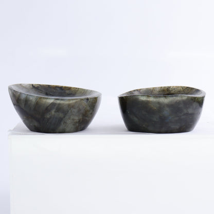 Labradorite Bowls Set of 12 - Expert Wholesale and Supplier of Wholesale Crystals & Bulk Gemstones, ["Bowls","Labradorite","Madagascar"]