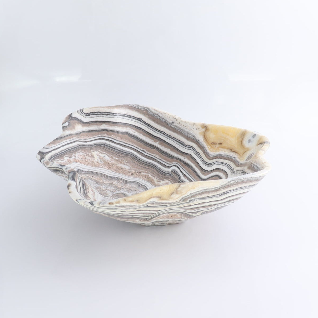 Mexican Onyx/Calcite Bowl 13"