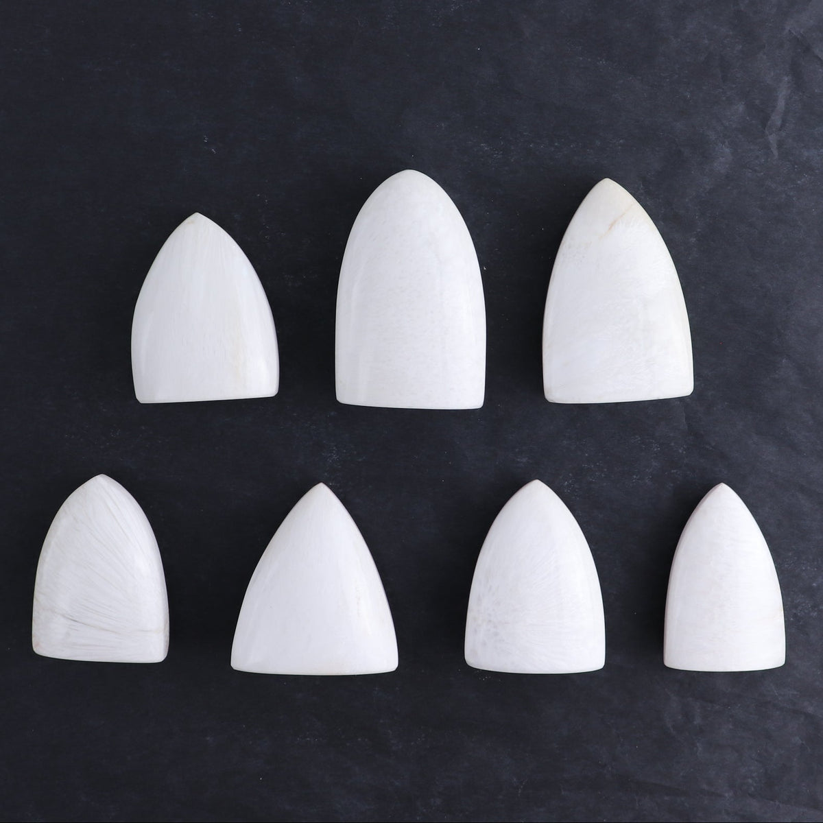 Scolecite Freeforms Set of 7