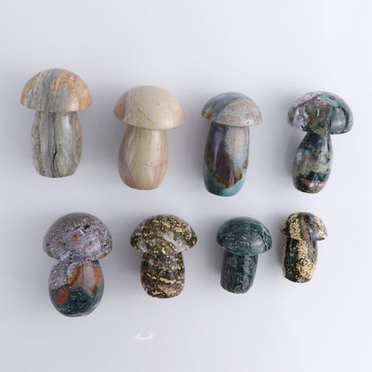 Jasper Mushrooms Set of 8