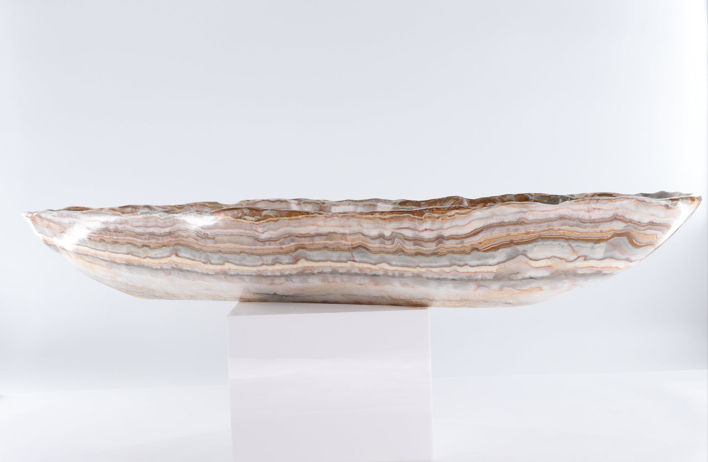 Onyx Canoe Bowl - Expert Wholesale and Supplier of Wholesale Crystals & Bulk Gemstones, ["Bowls","canoe","Mexico","onyx"]