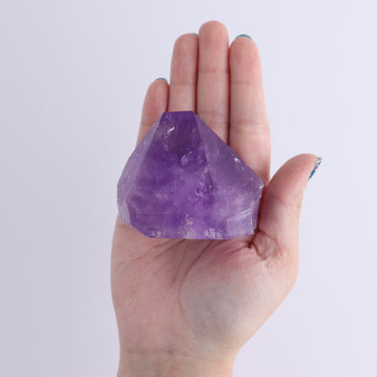 Amethyst Tops Polished Set of 5 - Expert Wholesale and Supplier of Wholesale Crystals & Bulk Gemstones, ["Amethyst","Brazil","Top Polished"]
