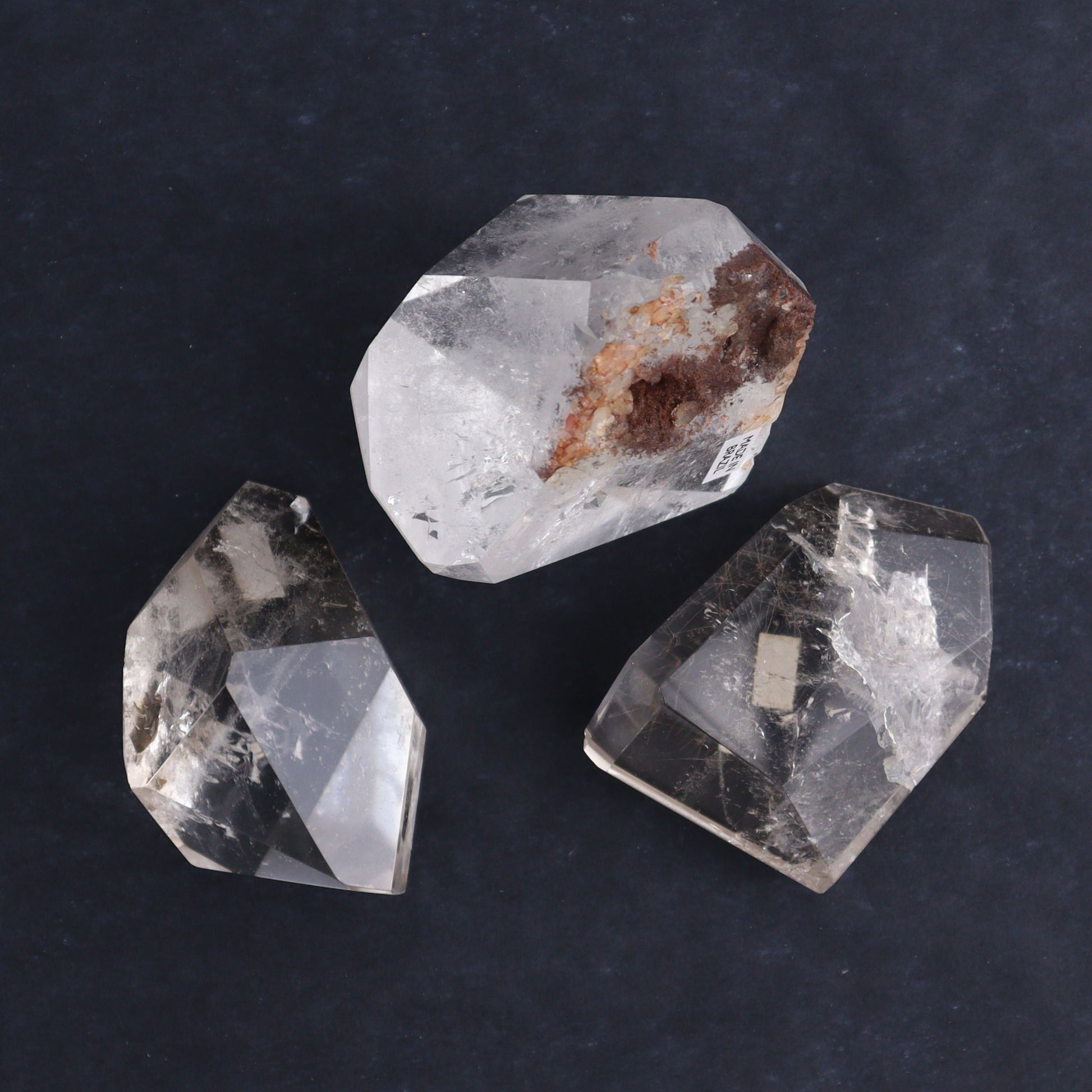 Quartz Freeforms Set of 5 - Expert Wholesale and Supplier of Wholesale Crystals & Bulk Gemstones, ["Brazil","Freeforms","Garden Quartz","Quartz"]