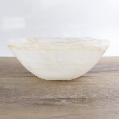 Mexican Onyx/Calcite Bowl 10"
