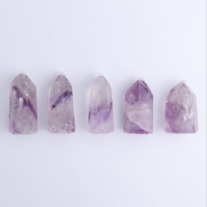 Amethyst Towers Set of 5 - Expert Wholesale and Supplier of Wholesale Crystals & Bulk Gemstones, ["Amethyst","Brazil","Towers"]