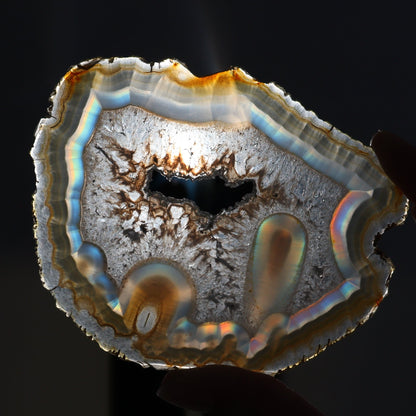 Iris Agate Slices Set of 3 - Expert Wholesale and Supplier of Wholesale Crystals & Bulk Gemstones, ["Agate","Iris Agate","Slices and Slabs"]