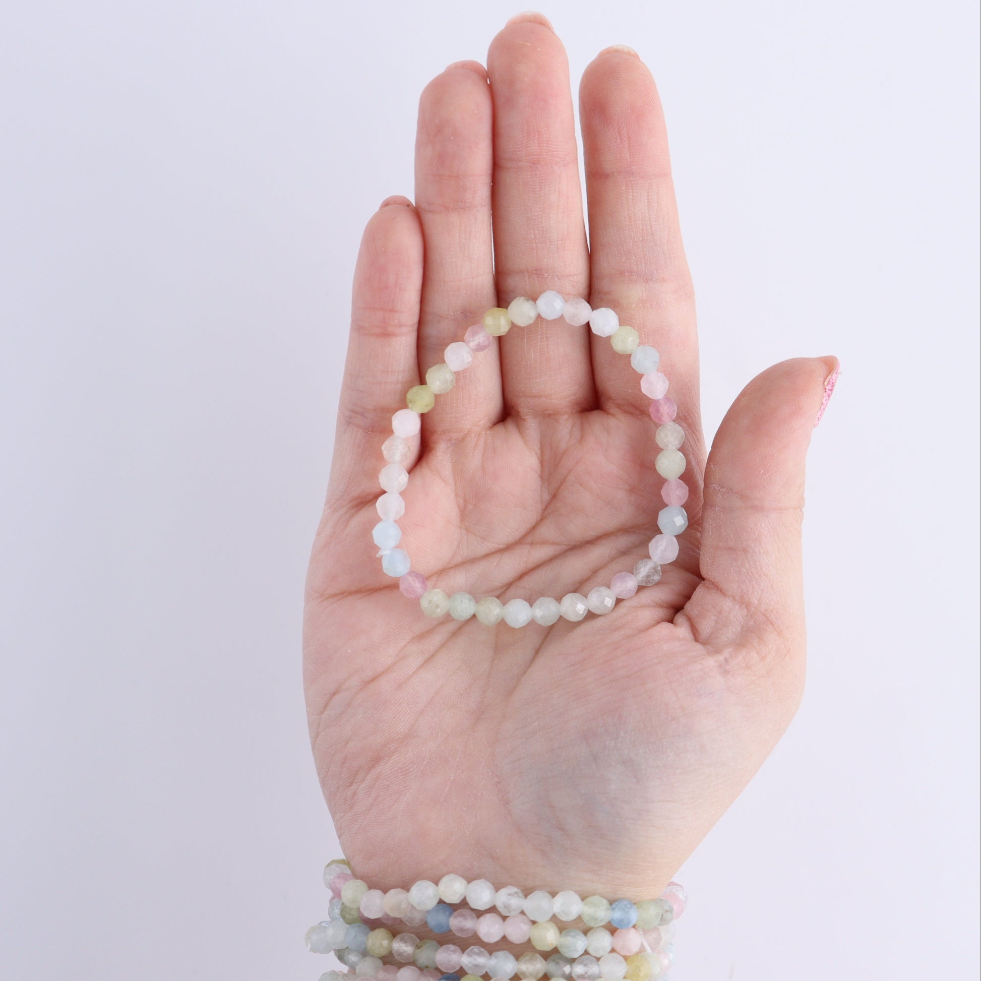 One Faceted Beryl Bracelet - Expert Wholesale and Supplier of Wholesale Crystals & Bulk Gemstones, ["beryl","Bracelet","bracelets","Faceted"]