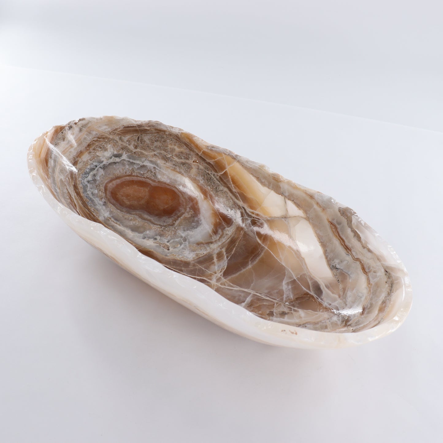 Onyx Canoe Bowl - Expert Wholesale and Supplier of Wholesale Crystals & Bulk Gemstones, ["Bowls","canoe","Mexico","onyx"]