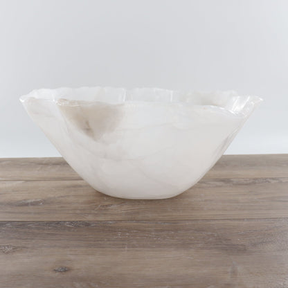 Mexican Onyx/Calcite Bowl 15"