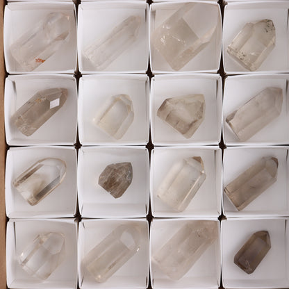 Smoky Quartz Towers Set of 20 - Expert Wholesale and Supplier of Wholesale Crystals & Bulk Gemstones, ["Points","Quartz","Smoky Quartz","Towers"]
