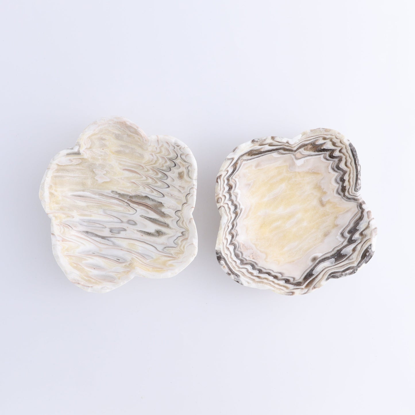 One Mexican Onyx/Calcite Yellow & White Zebra Irregular Bowl - Expert Wholesale and Supplier of Wholesale Crystals & Bulk Gemstones, ["bowl","Bowls","Calcite","Catalog Onyx","Decorative Dish","Mexico","onyx"]