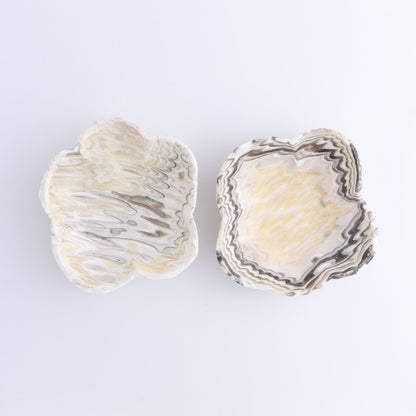One Mexican Onyx/Calcite Yellow & White Zebra Irregular Bowl - Expert Wholesale and Supplier of Wholesale Crystals & Bulk Gemstones, ["bowl","Bowls","Calcite","Catalog Onyx","Decorative Dish","Mexico","onyx"]