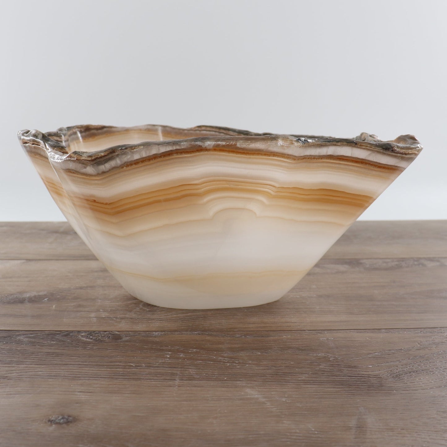 Mexican Onyx/Calcite Bowl 12"