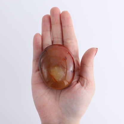 Carnelian Palm Stones Set of 8