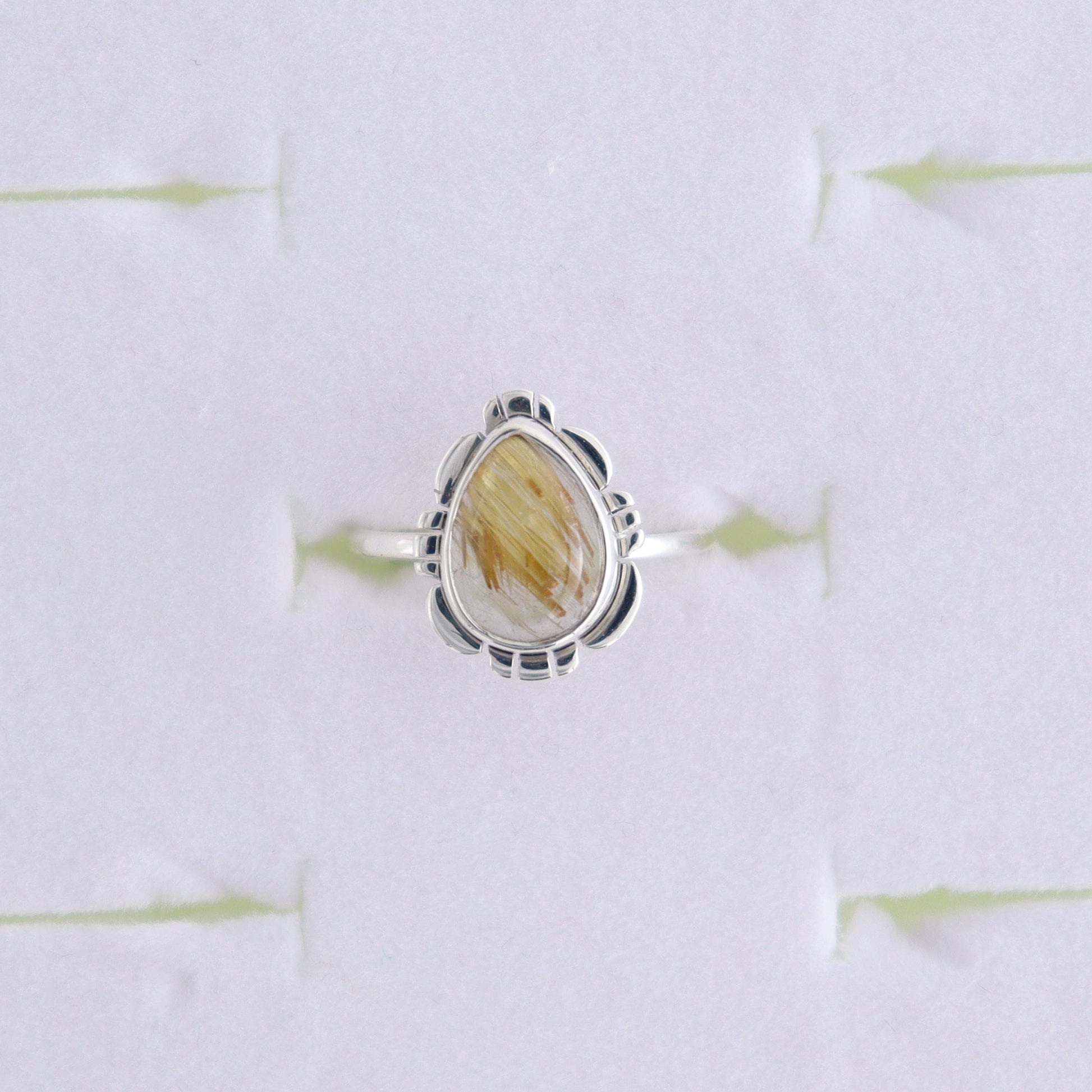 Rutilated Quartz Rings Set of 8 (Ring Holders Not Included) - Expert Wholesale and Supplier of Wholesale Crystals & Bulk Gemstones, ["Ring","rings","Rutilated Quartz","Rutiled Quartz","sterling silver"]