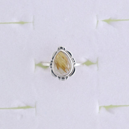 Rutilated Quartz Rings Set of 8 (Ring Holders Not Included) - Expert Wholesale and Supplier of Wholesale Crystals & Bulk Gemstones, ["Ring","rings","Rutilated Quartz","Rutiled Quartz","sterling silver"]