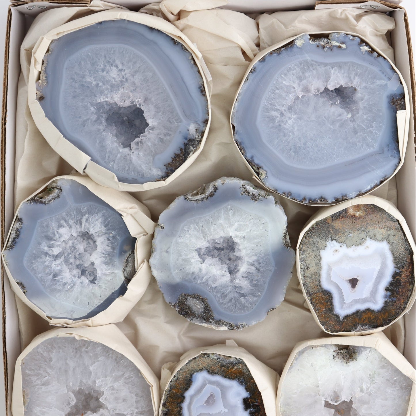 Las Choyas Geodes Set of 8