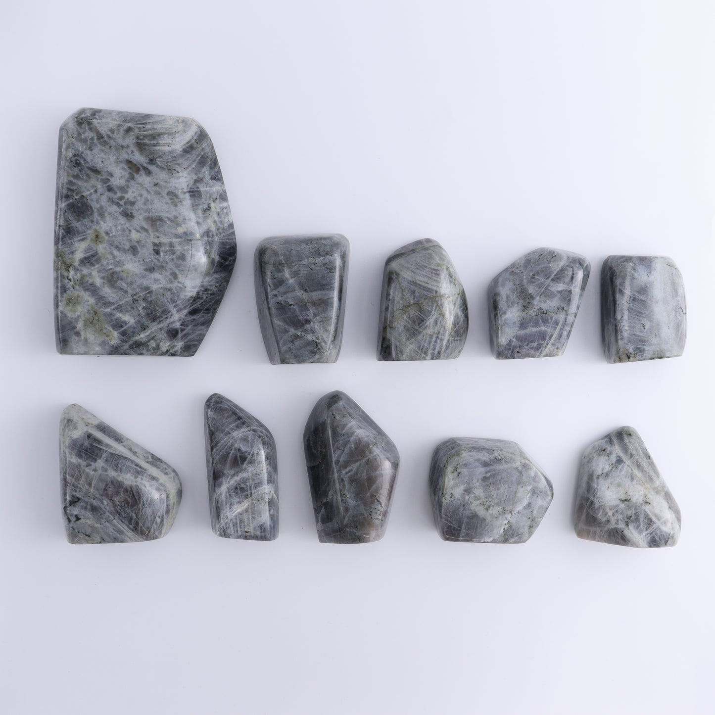 Labradorite Freeform Set of 10 - Expert Wholesale and Supplier of Wholesale Crystals & Bulk Gemstones, ["Freeforms","Labradorite","Madagascar"]