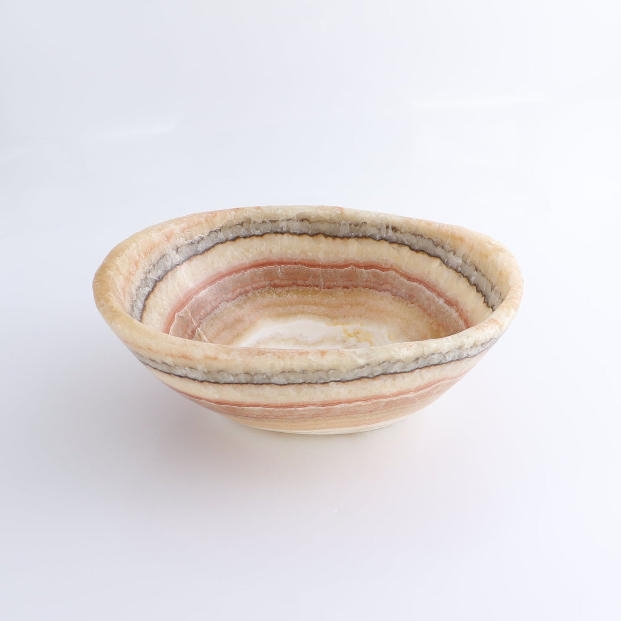 Mexican Onyx/Calcite Bowl 10"