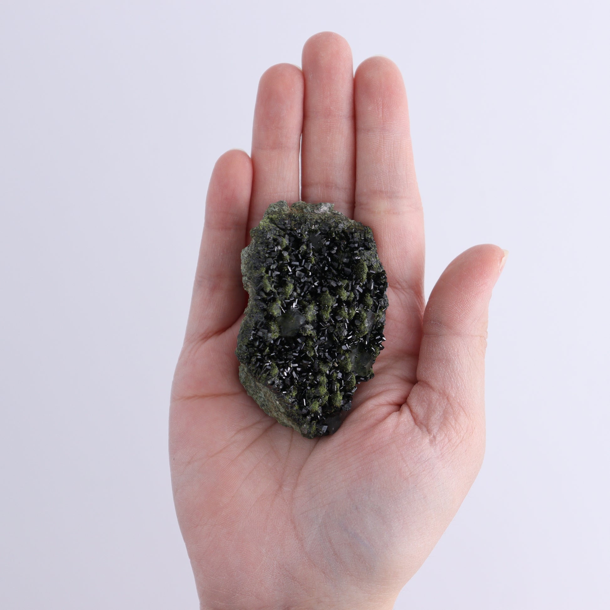 Epidote Set of 18 - Expert Wholesale and Supplier of Wholesale Crystals & Bulk Gemstones, ["epidote","flat","Flats"]