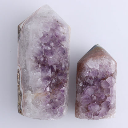 Uruguay Amethyst Towers Set of 4 - Expert Wholesale and Supplier of Wholesale Crystals & Bulk Gemstones, ["Amethyst","Towers","Uruguay"]