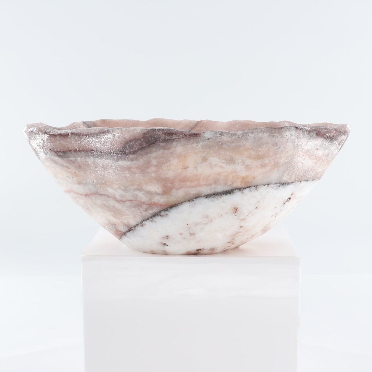 Mexican Onyx/Calcite Bowl 12"