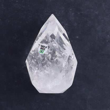 Quartz Faceted Egg with Point Set of 5 - Expert Wholesale and Supplier of Wholesale Crystals & Bulk Gemstones, ["Brazil","Clear Quartz","Mixed Carvings","Quartz"]