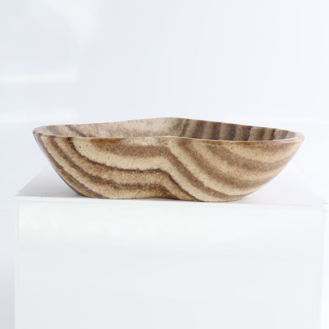 Mexican Onyx/Calcite Chocolate Bowls Set of 3