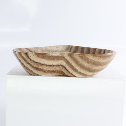 Mexican Onyx/Calcite Chocolate Bowls Set of 3