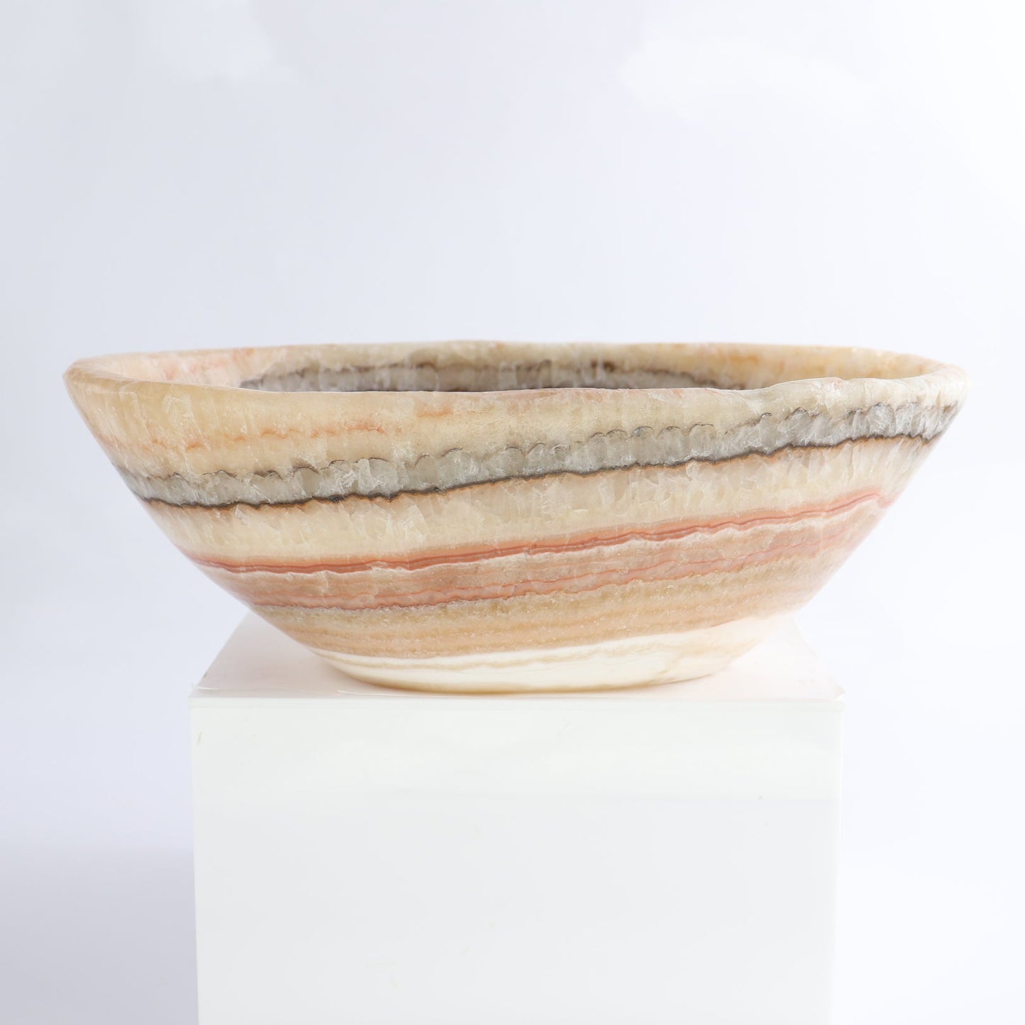 Mexican Onyx/Calcite Bowl 10"