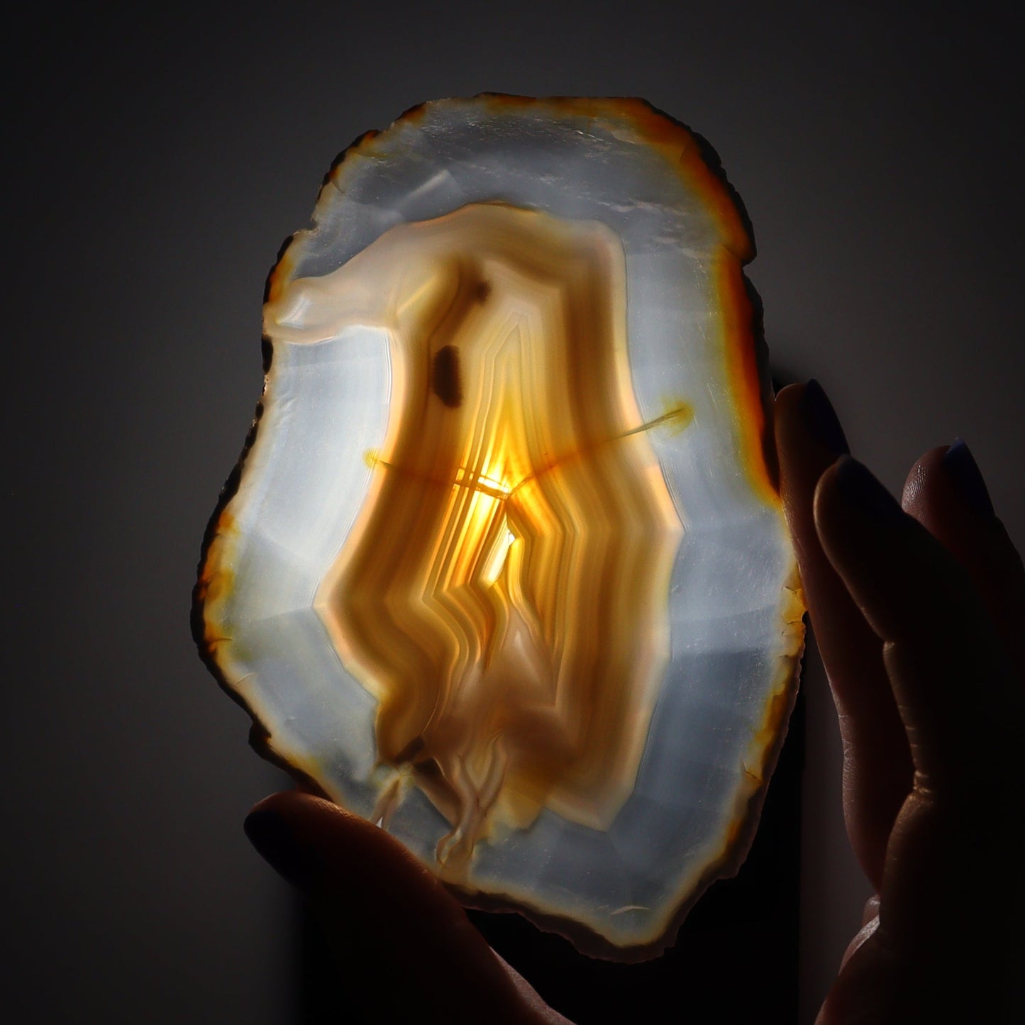 Iris Agate Slices Set of 4 - Expert Wholesale and Supplier of Wholesale Crystals & Bulk Gemstones, ["Agate","Iris Agate","Slices and Slabs"]
