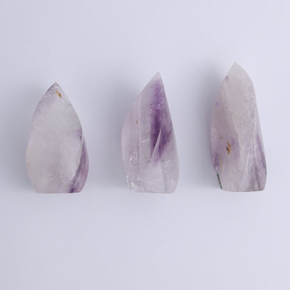 Imperfect Amethyst Flames Set of 9 - Expert Wholesale and Supplier of Wholesale Crystals & Bulk Gemstones, ["Amethyst","Brazil","flames"]