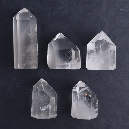 Garden Quartz Towers Set of 5 - Expert Wholesale and Supplier of Wholesale Crystals & Bulk Gemstones, ["Garden Quartz","Quartz","Towers"]